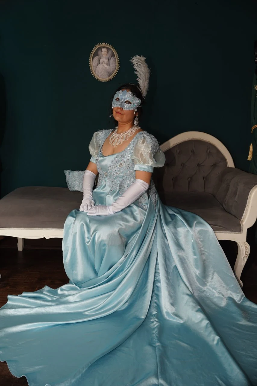Retrato con vestuario histórico de Vestuario Antiguo