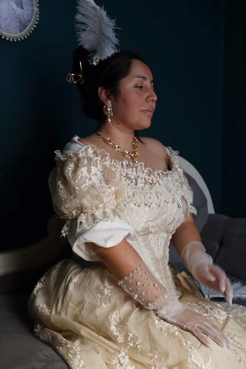 Retrato con vestuario histórico de Vestuario Antiguo