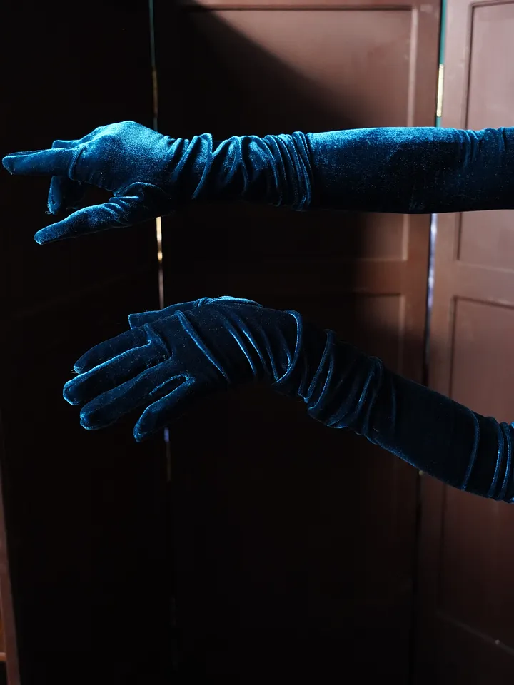 Guantes azul