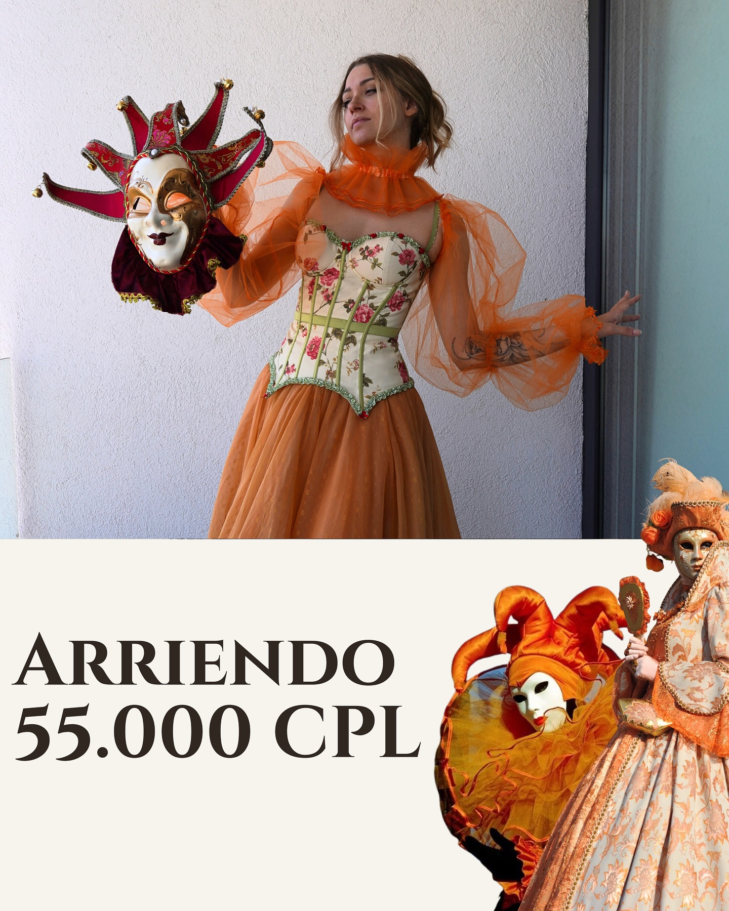 Publicación de Instagram de vestuario.antiguo
