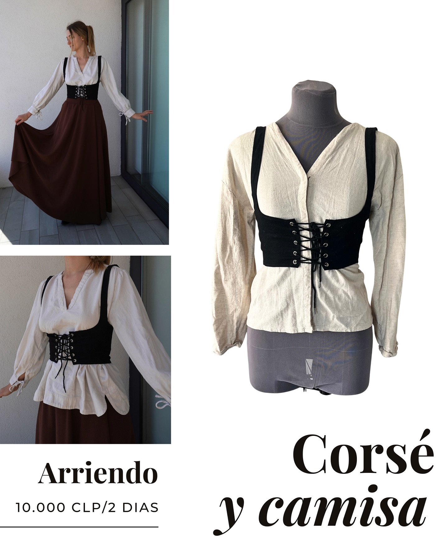 Publicación de Instagram de vestuario.antiguo