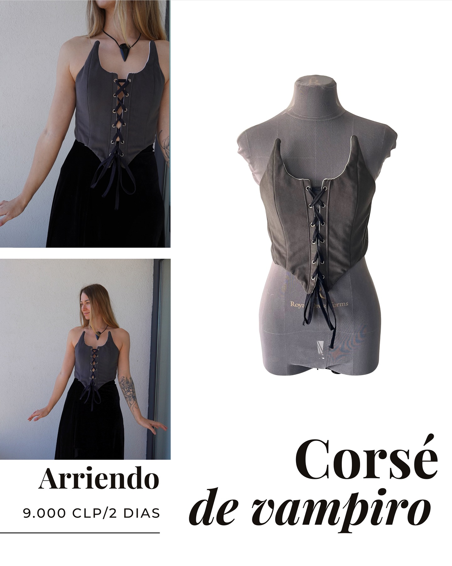 Publicación de Instagram de vestuario.antiguo