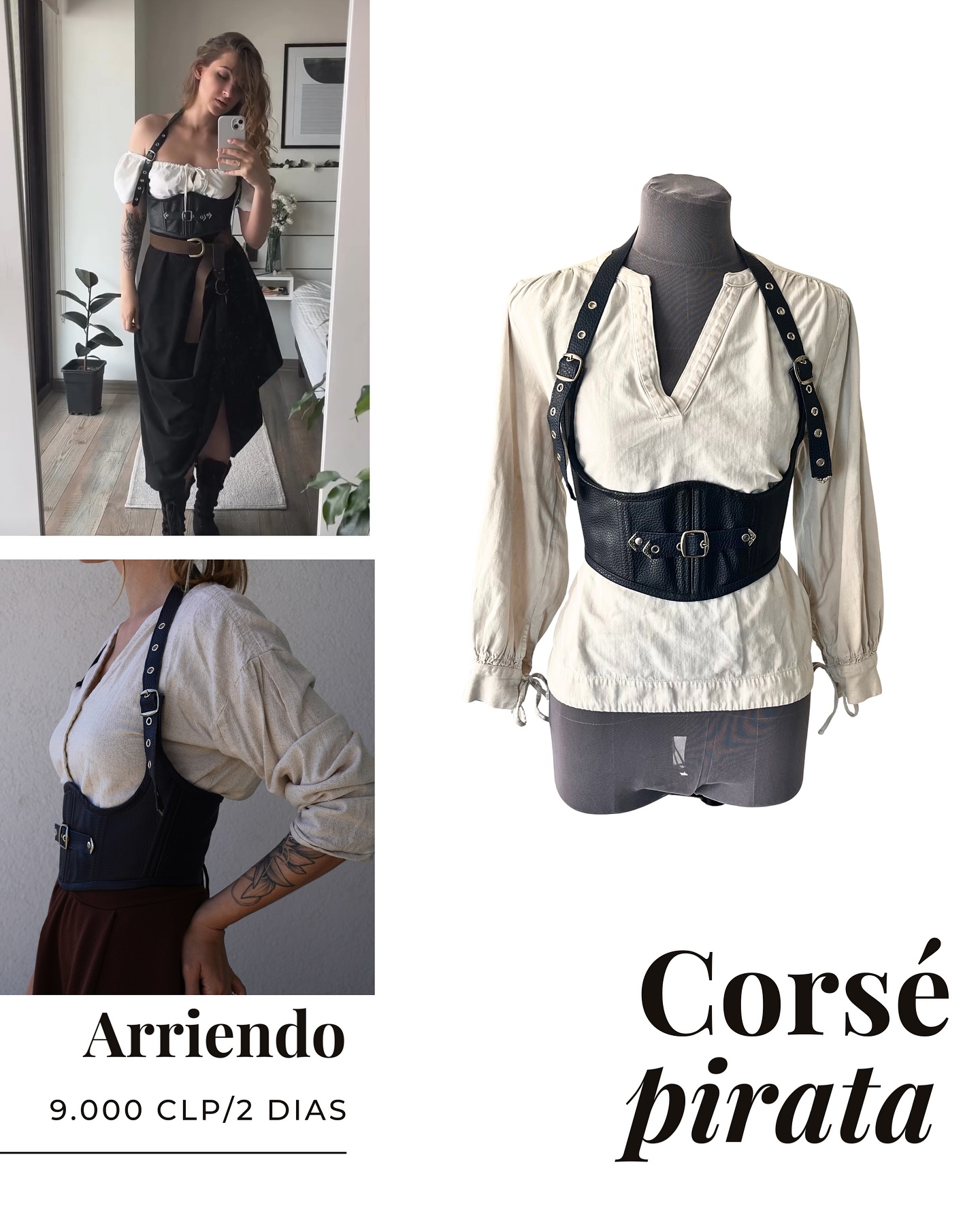Publicación de Instagram de vestuario.antiguo