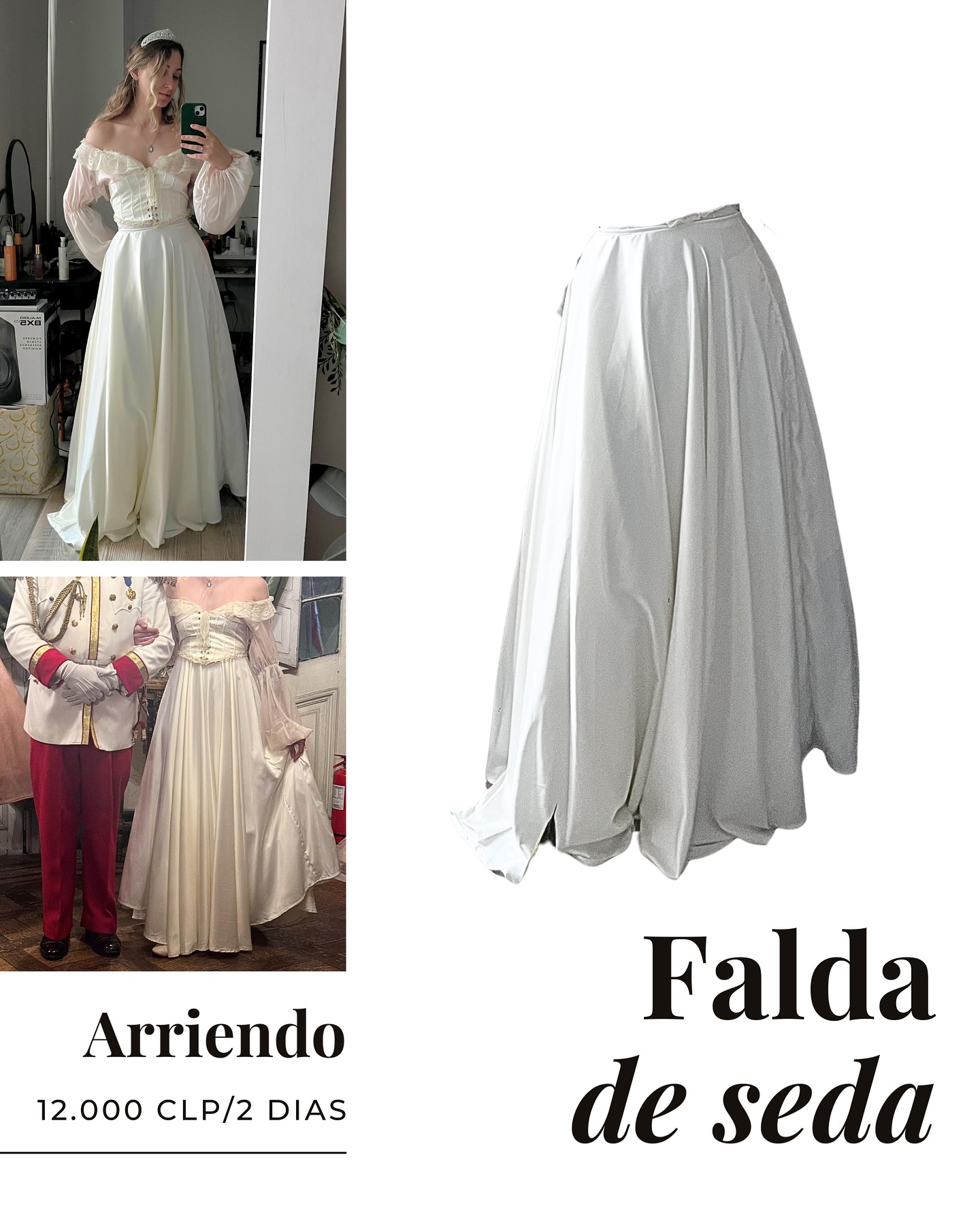 Publicación de Instagram de vestuario.antiguo
