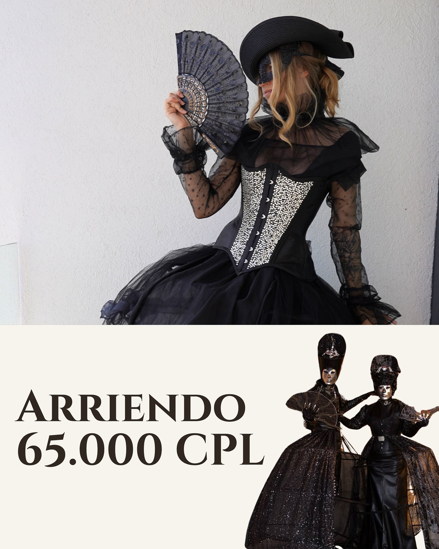 Publicación de Instagram de vestuario.antiguo
