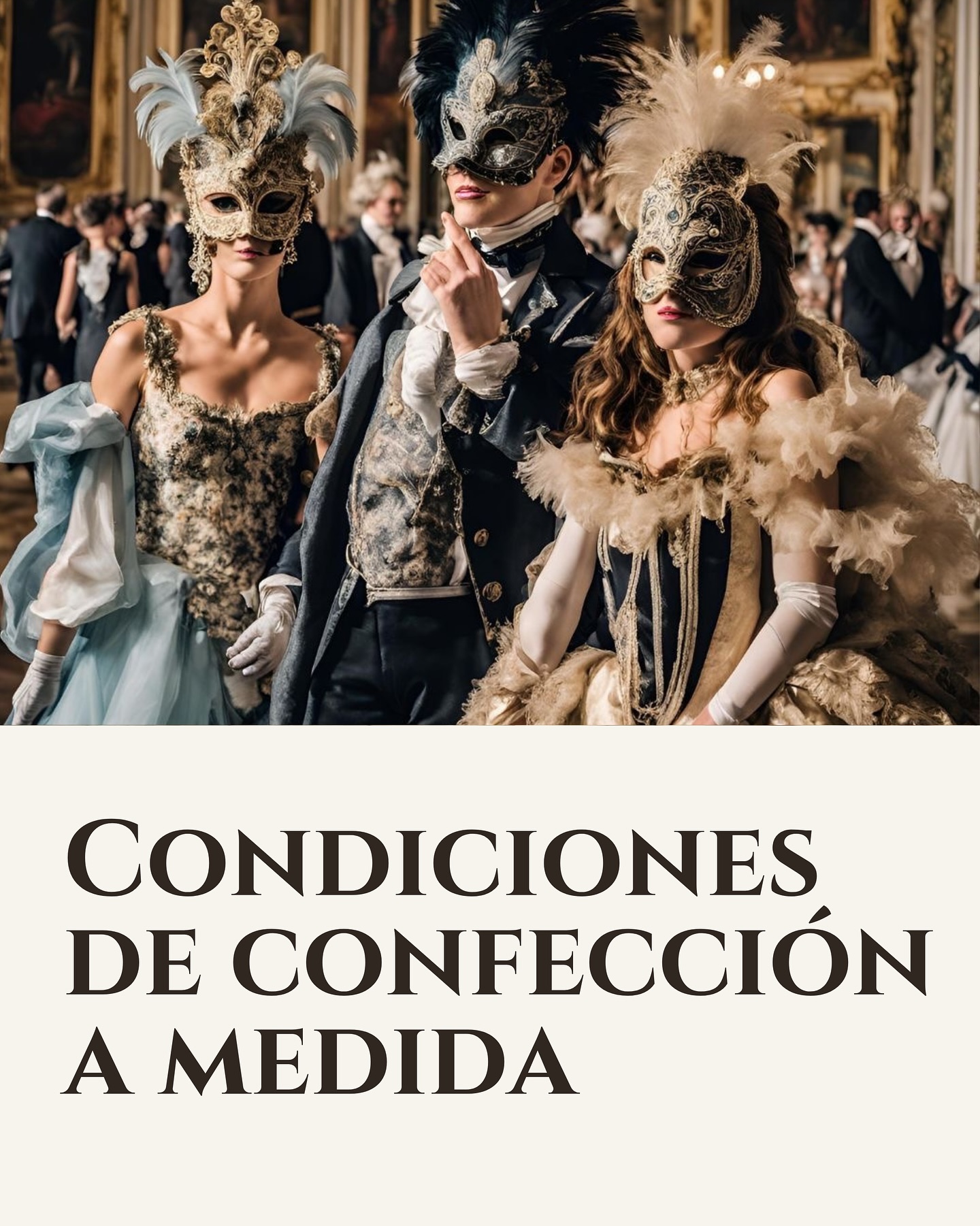 Publicación de Instagram de vestuario.antiguo