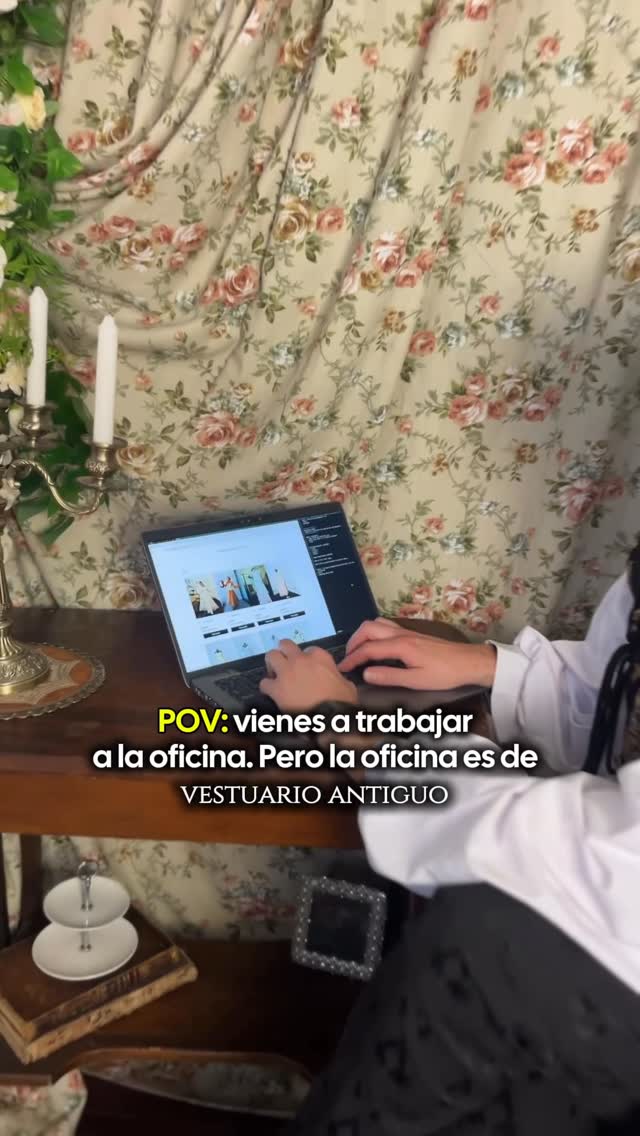 Publicación de Instagram de vestuario.antiguo